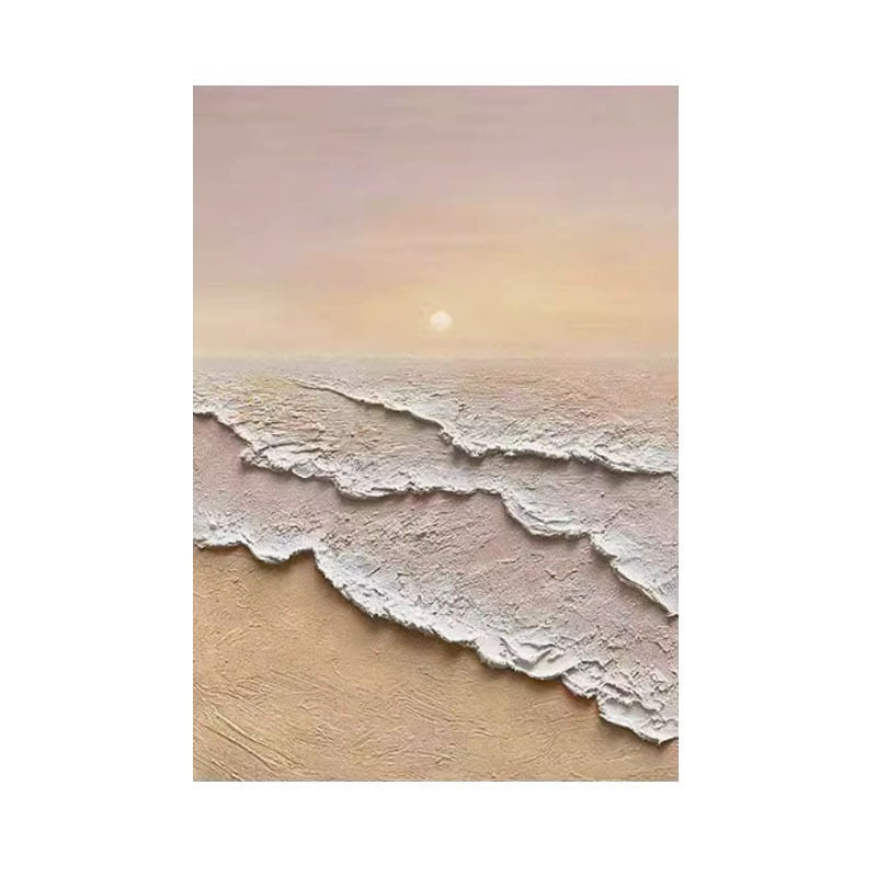 Three-Dimensional Textured Seascape Wall Art Homeandso