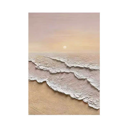Three-Dimensional Textured Seascape Wall Art Homeandso