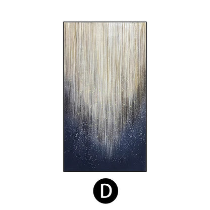 Gold Leaf Abstract Canvas Art Homeandso