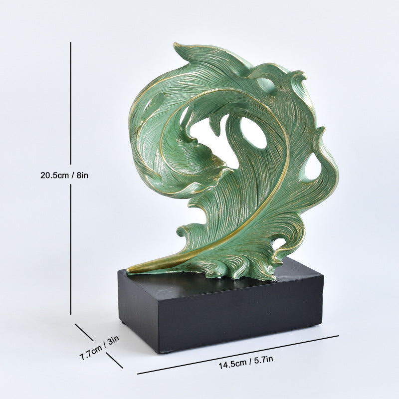 Decorative Leaf Sculpture Homeandso