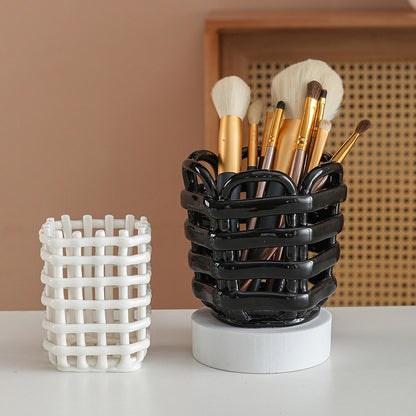Decorative Ceramic Storage Basket Homeandso