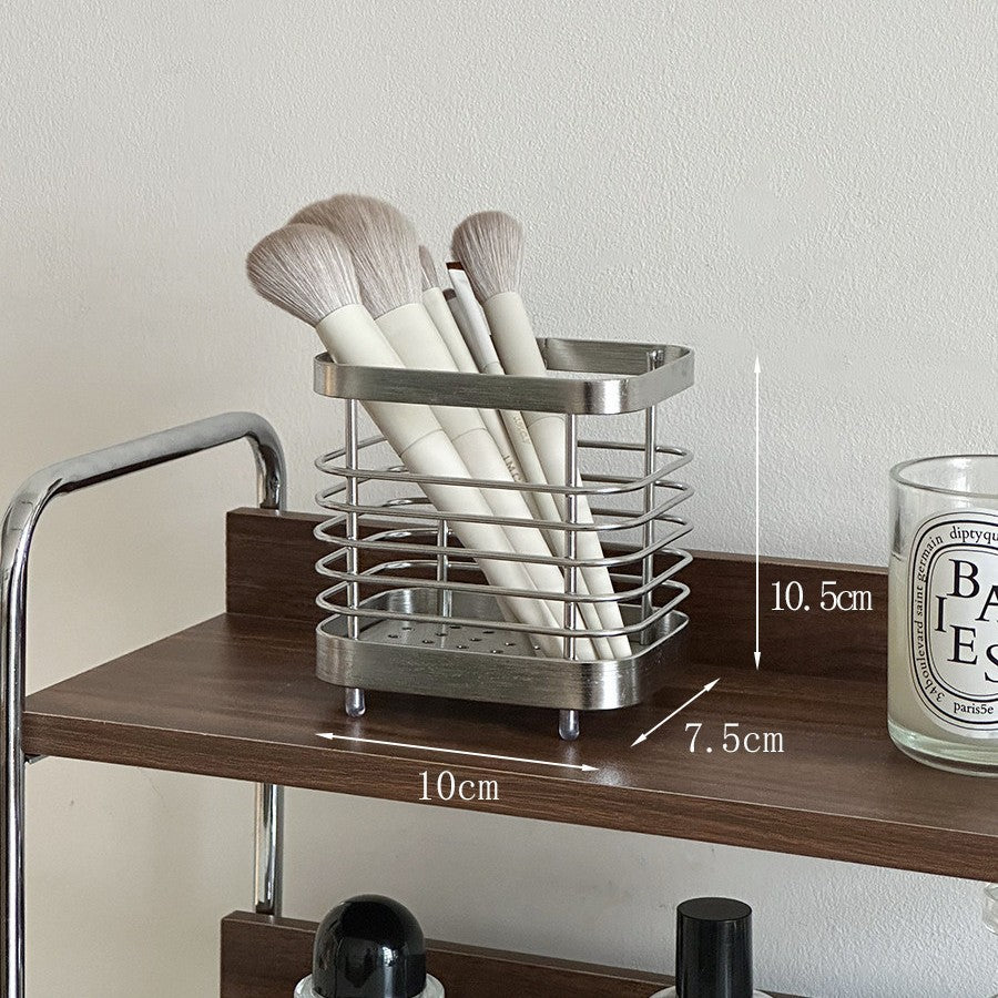 Metal Cosmetic Brush Organizer