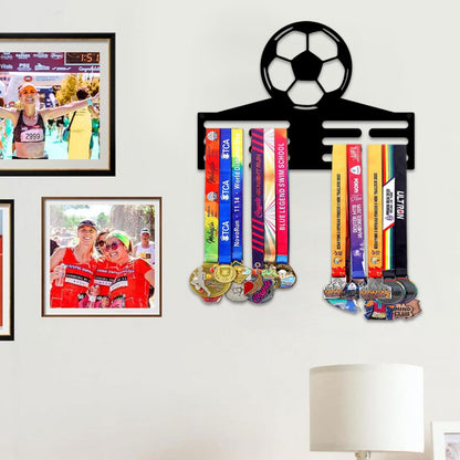 Soccer-Themed Wall Storage Rack Homeandso
