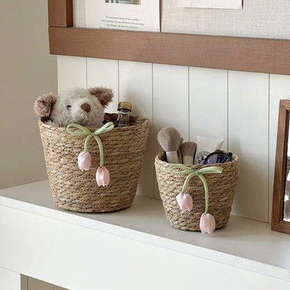 Decorative Woven Storage Basket