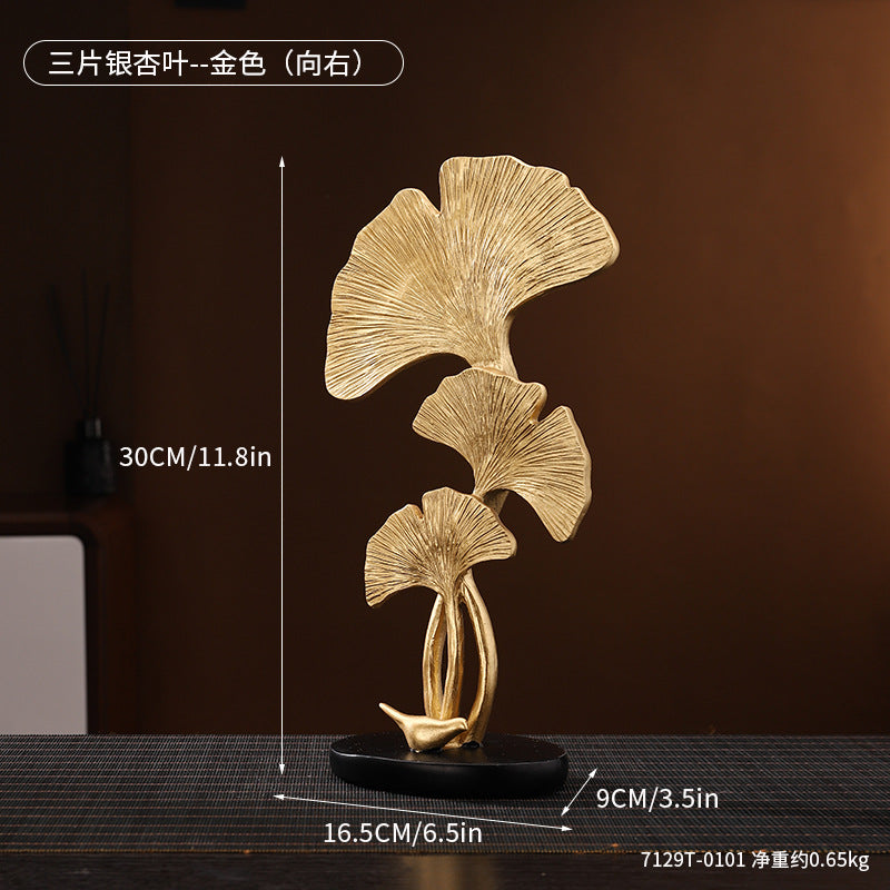 Decorative Ginkgo Leaf Sculpture Homeandso