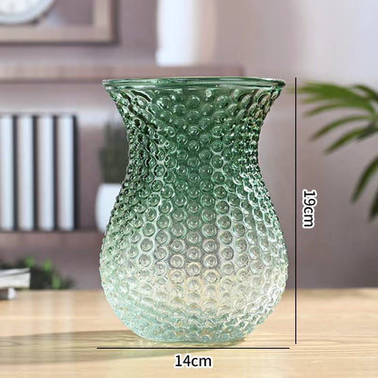 Decorative Textured Glass Vase