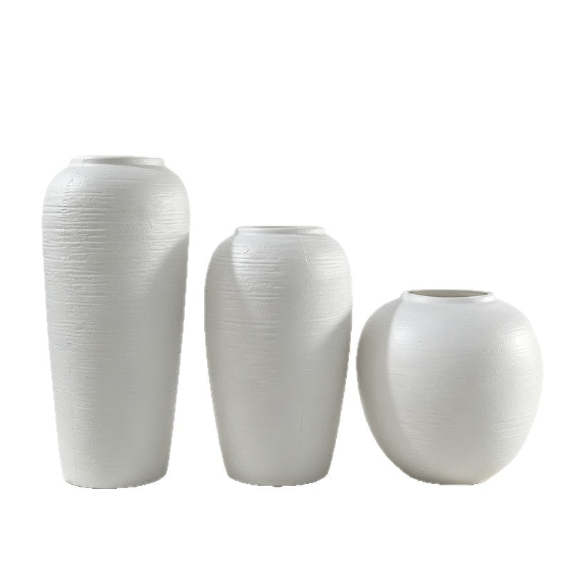 Textured Ceramic Decorative Floor Vase