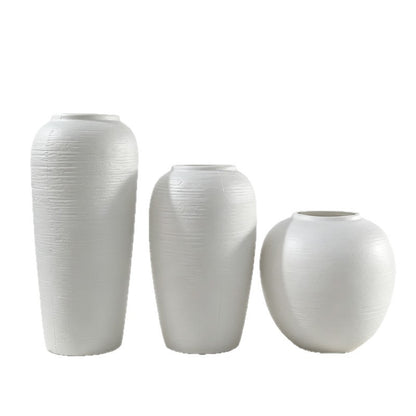 Textured Ceramic Decorative Floor Vase
