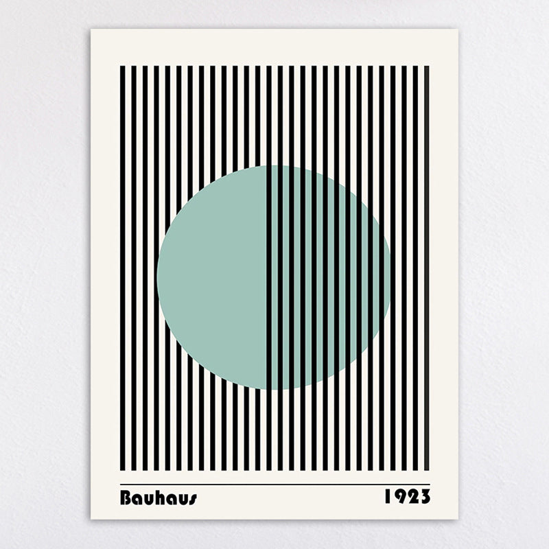Bauhaus-Inspired Abstract Wall Art Print Homeandso