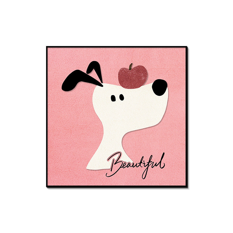 Cartoon Dog-Themed Wall Art Homeandso