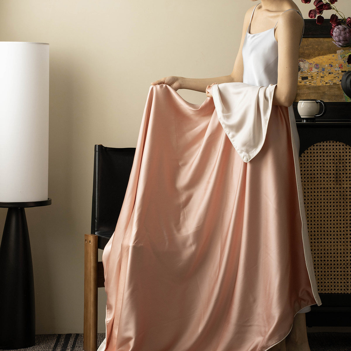 Luxurious Satin Sleep Throw Homeandso