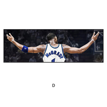 Men's Stylish Basketball Action Wall Art Print Homeandso