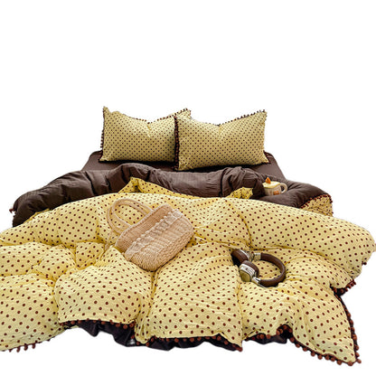 Playful Polka Dot Duvet Cover Set Homeandso