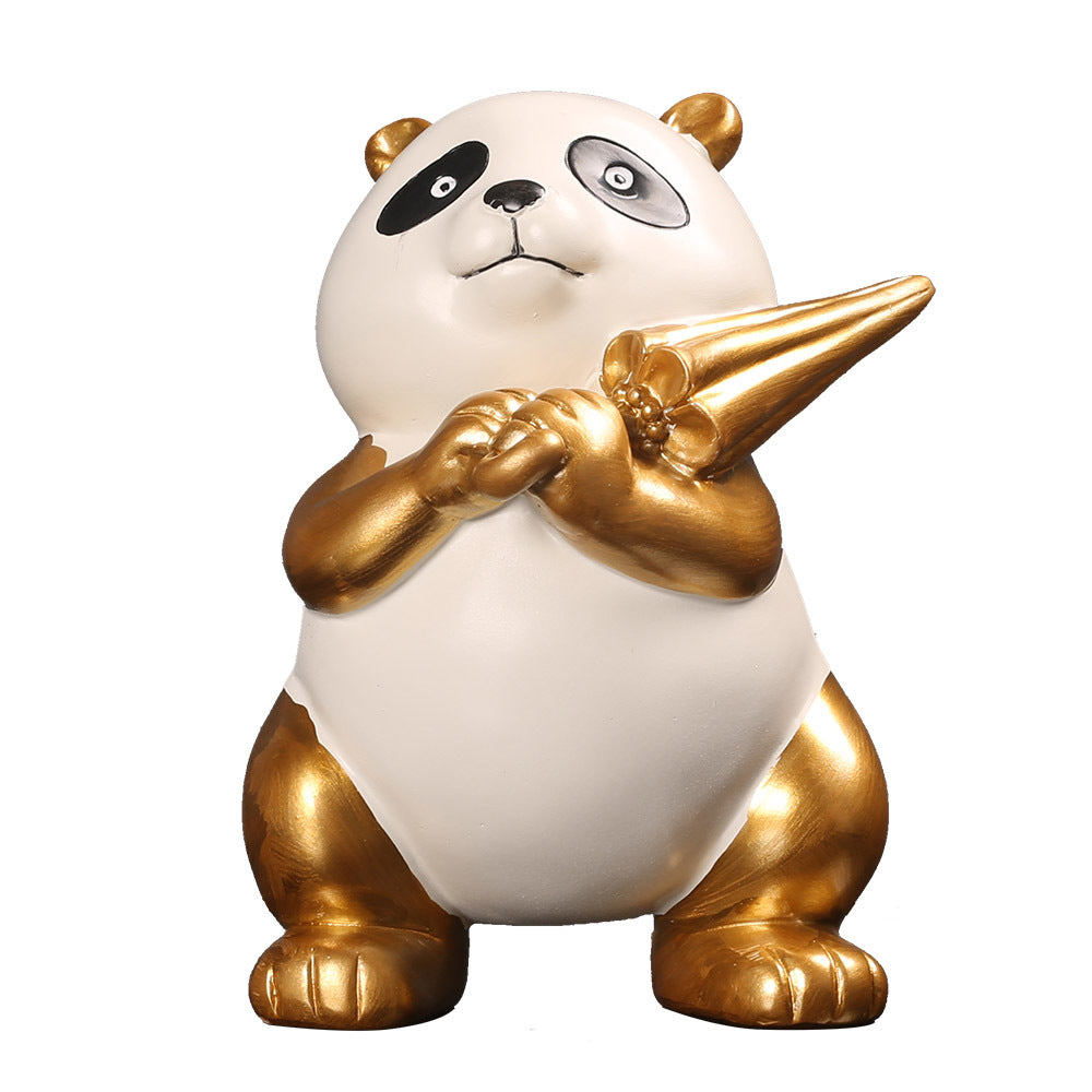 Decorative Panda Figurine Homeandso