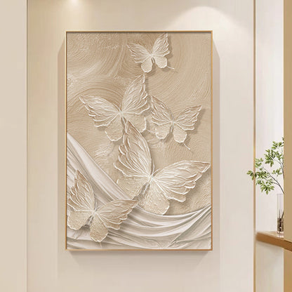 Elegant Butterfly Relief Wall Art Homeandso