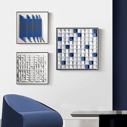 3D Textured Geometric Wall Art Homeandso