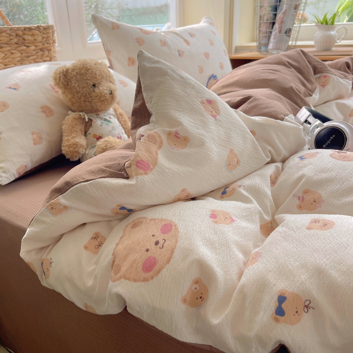 Playful Cartoon Duvet Cover Set Homeandso