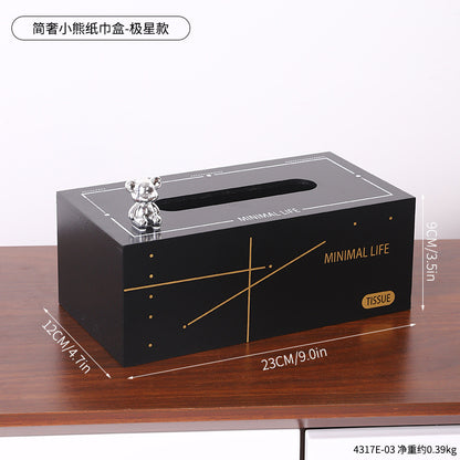 Cute Bear-Themed Tissue Box Holder Homeandso