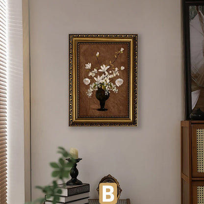 Elegant Framed Floral Art Print Homeandso
