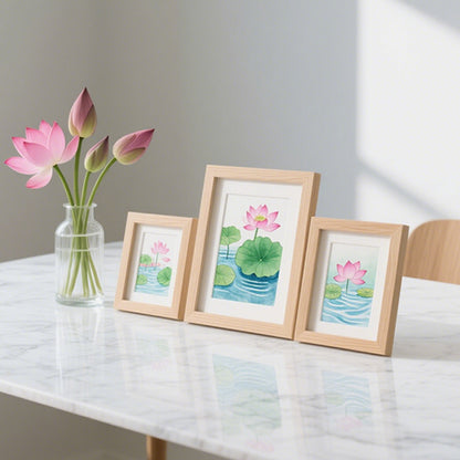 Elegant Floral Illustration Framed Art Print