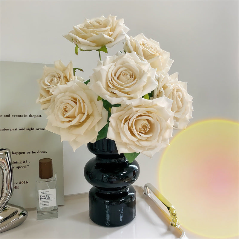 Luxurious Faux Green Rose Bouquet