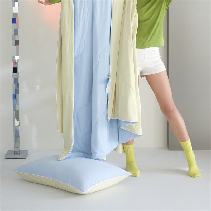 Reversible Lightweight Summer Comforter Homeandso