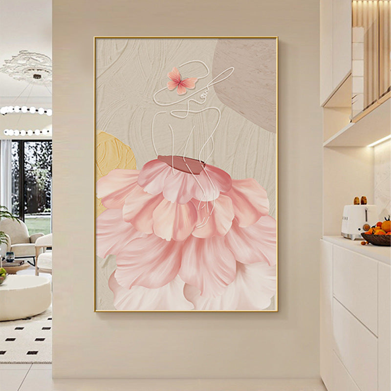 Floral Abstract Line Art Print Homeandso