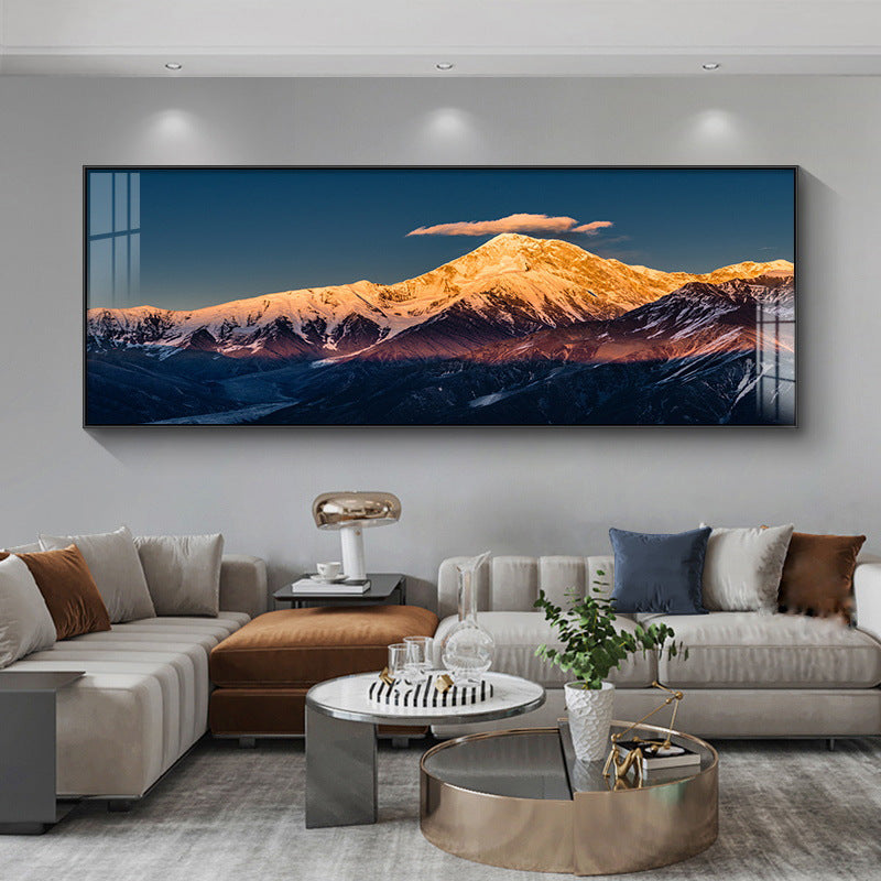 Framed Mountain Landscape Artwork Homeandso