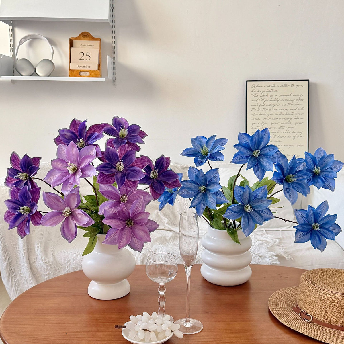 Realistic Decorative Flower Stem