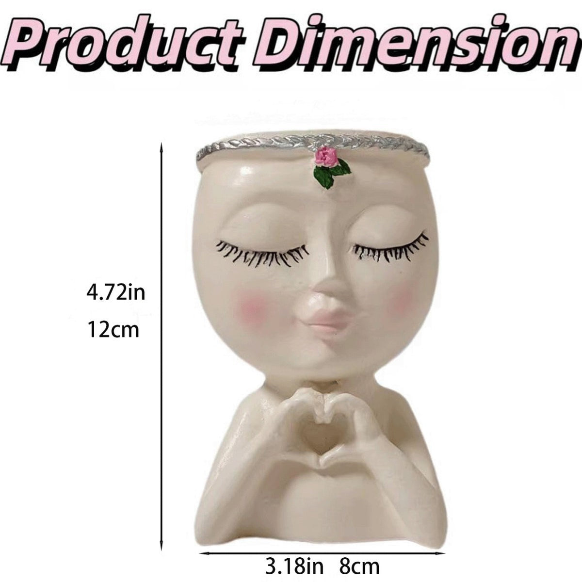 Heart-Shaped Love Figurine Homeandso