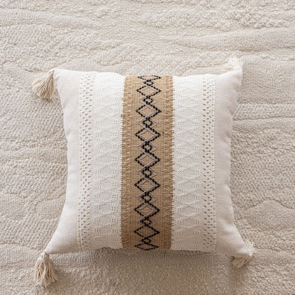 Bohemian Geometric Pattern Throw Pillow