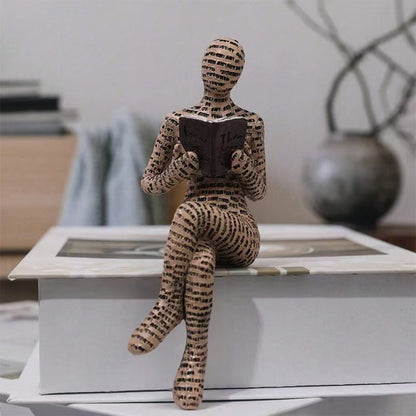 Relaxed Reading Figurine Homeandso