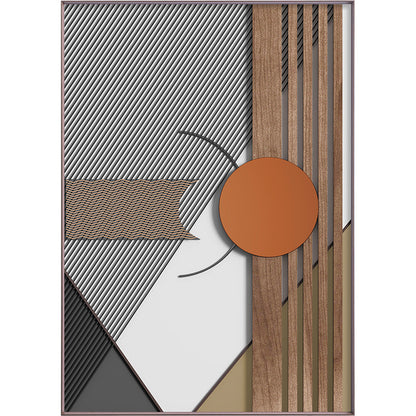 Abstract Geometric Framed Wall Art Homeandso