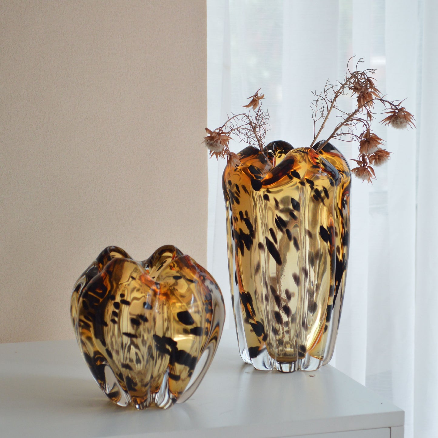Elegant Decorative Glass Vase Homeandso