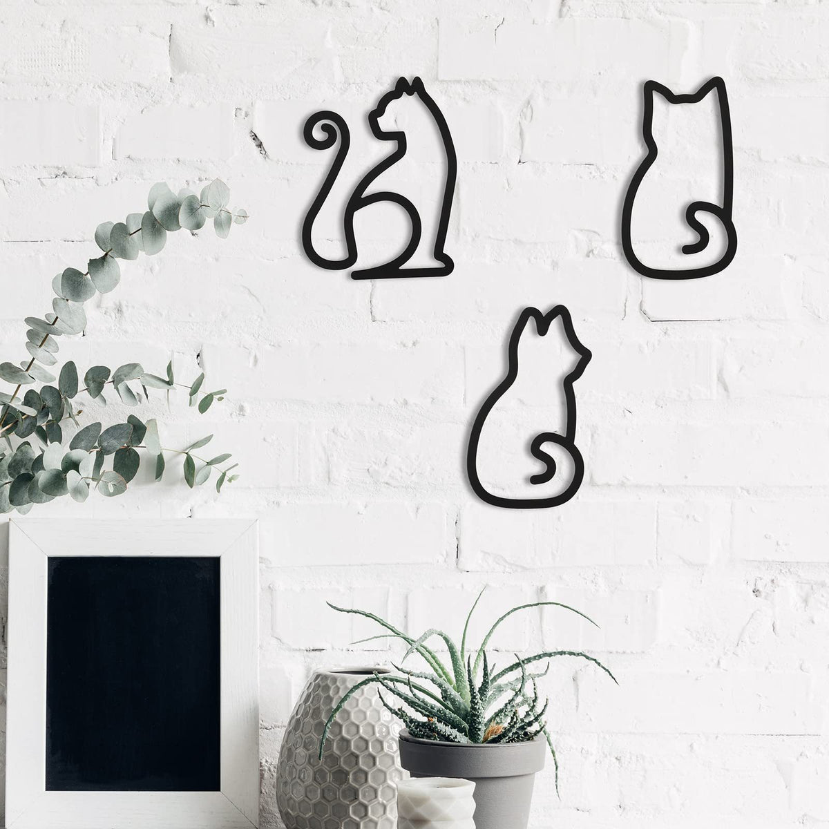 Cat-Themed Decorative Wall Art Homeandso