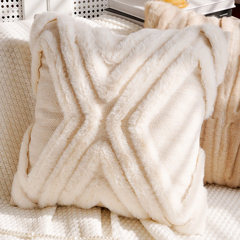 Geometric Patterned Decorative Pillow