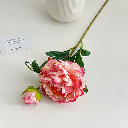 Lifelike Floral Peony Stem Arrangement