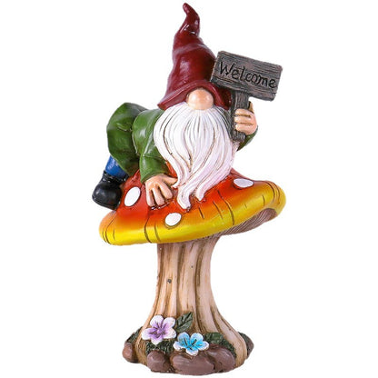 Whimsical Gnome Garden Statue Homeandso