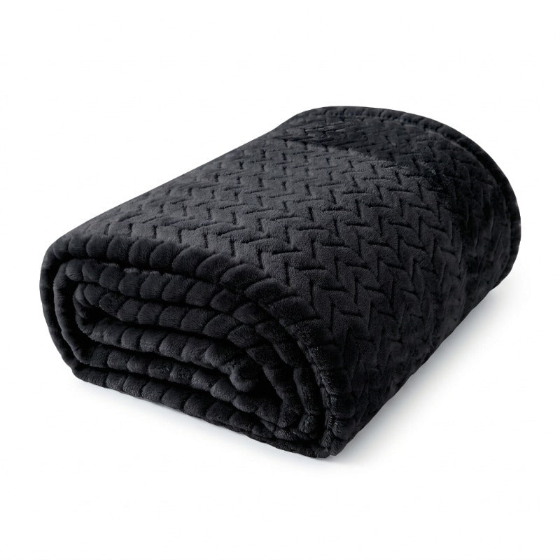 Textured Zachte Pluche Dekentje