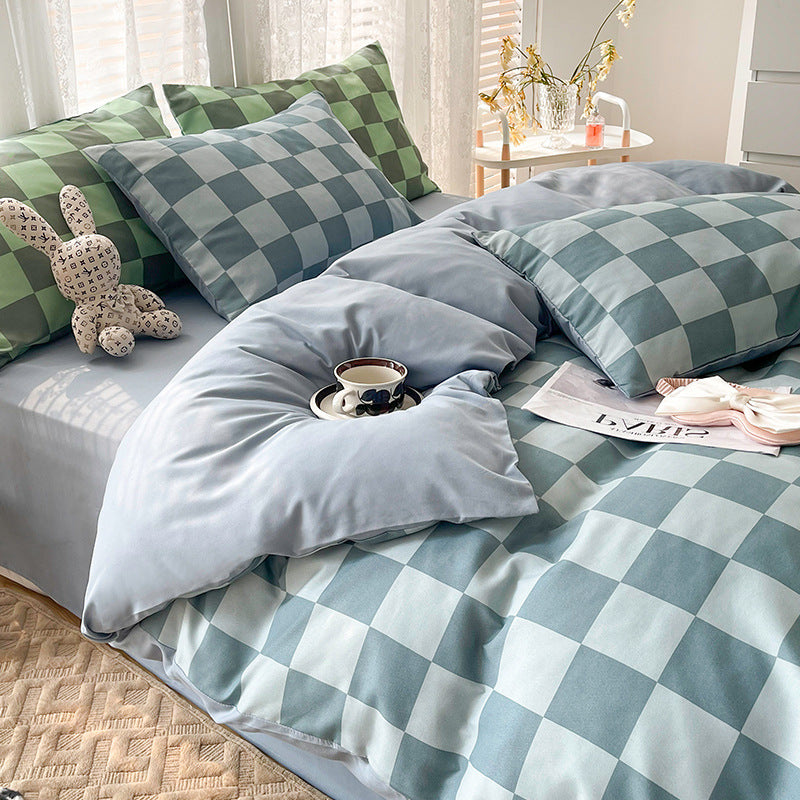 Premium Plaid Bedding Set