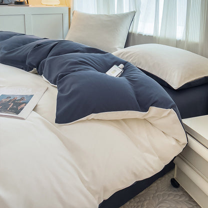 Lightweight Breathable Cotton Duvet Cover Set Homeandso