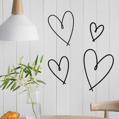 Heart-Shaped Decorative Wall Art Homeandso
