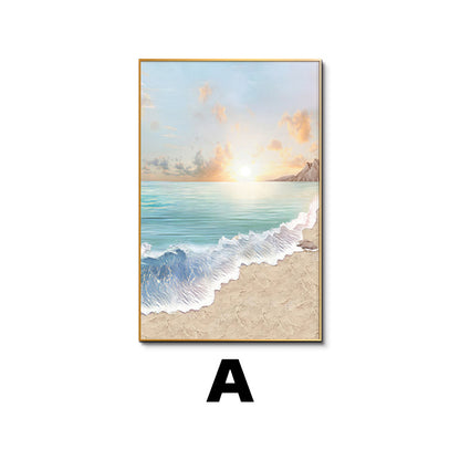 Coastal Sunset Beach Wall Art Homeandso