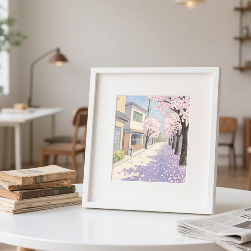 Decorative Framed Cherry Blossom Artwork