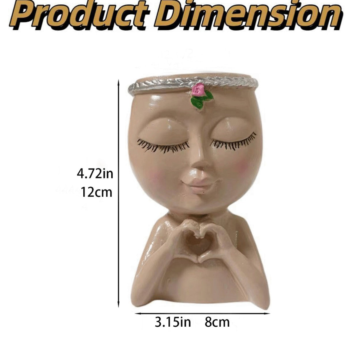 Heart-Shaped Love Figurine Homeandso
