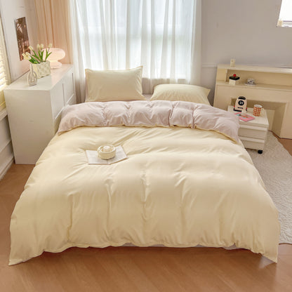 Lightweight Breathable Cotton Duvet Cover Set Homeandso