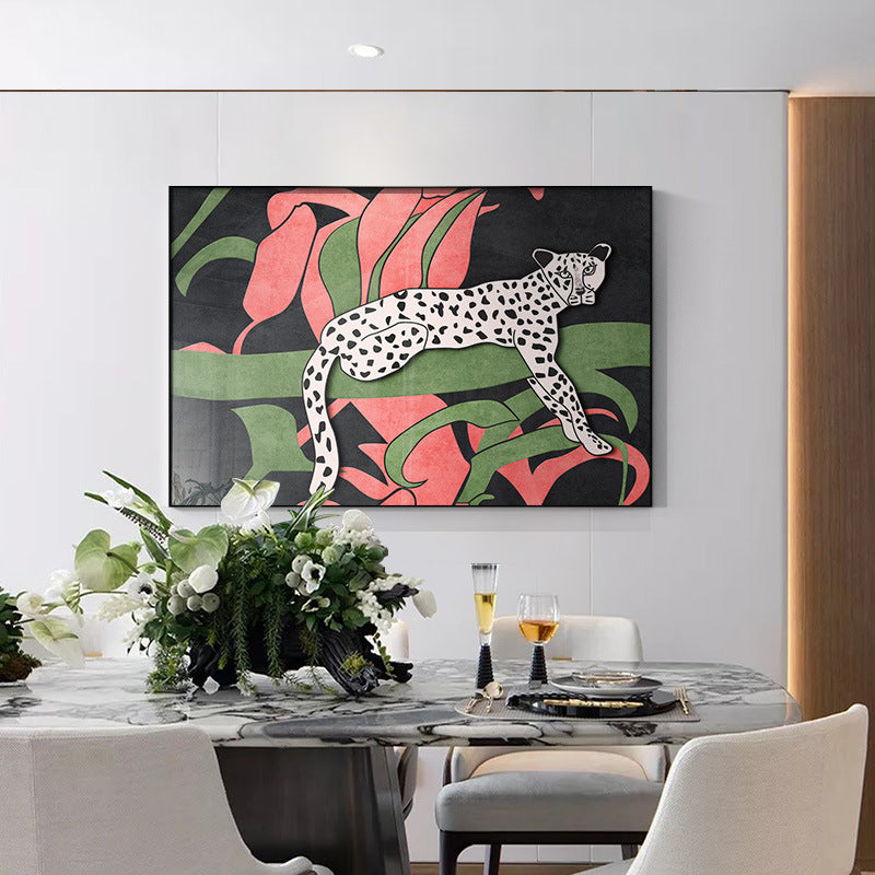 Artistic Leopard Framed Wall Art Homeandso