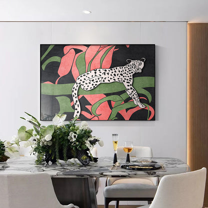 Artistic Leopard Framed Wall Art Homeandso