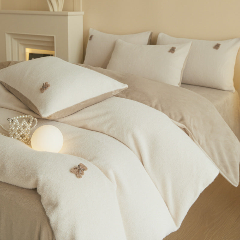 Cozy Decorative Comforter Set Homeandso