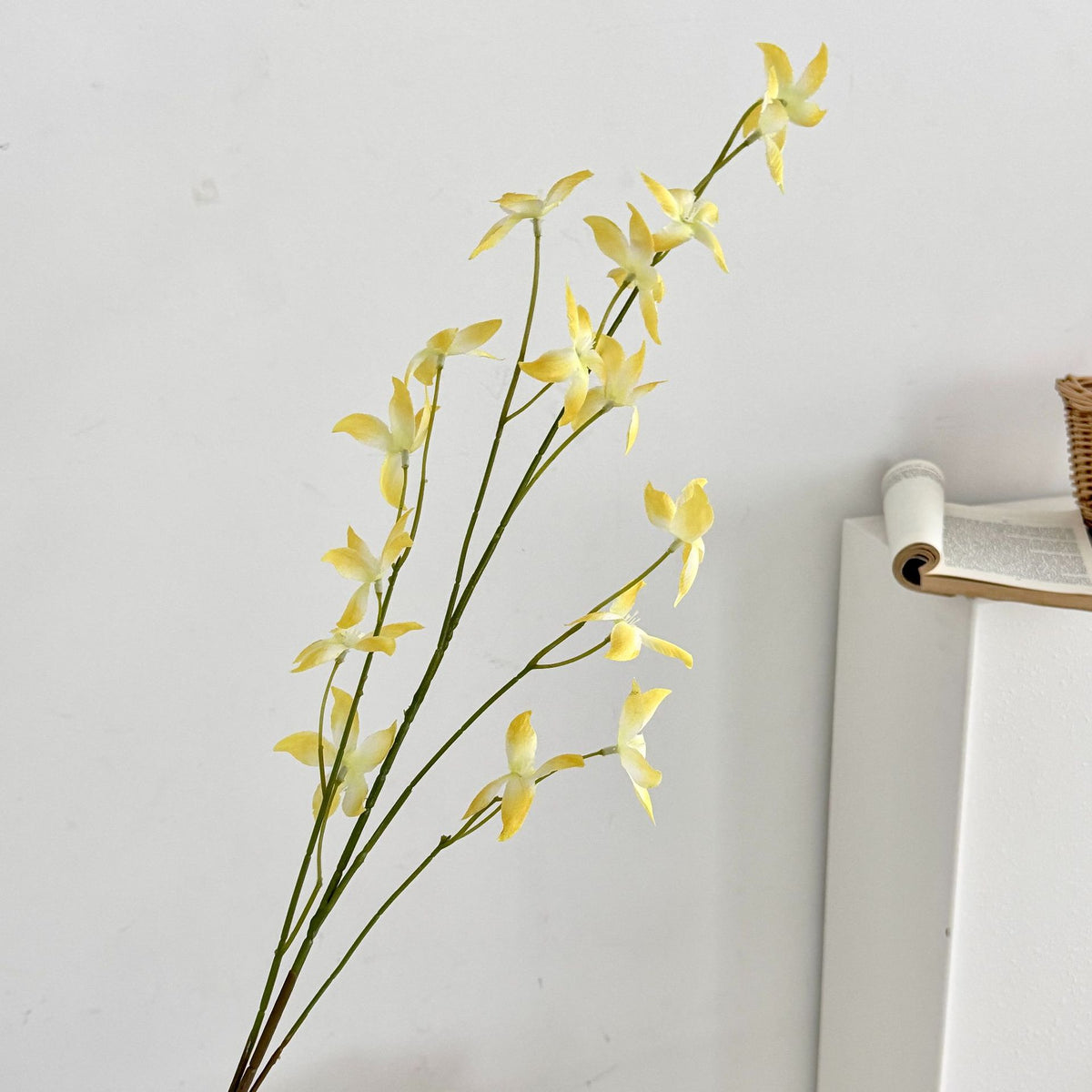 Elegant Faux Orchid Stem